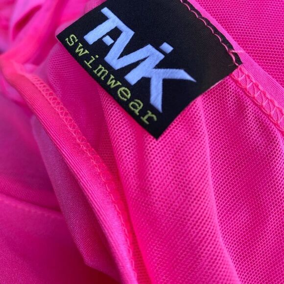 Tavik Swimwear Sheer Pink Dress‎ Cover-Up Nwt - Picture 7 of 8